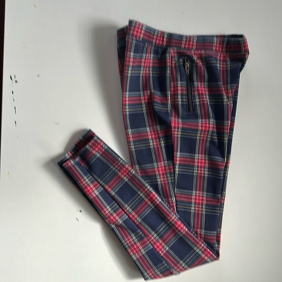 Children’s place plaid leggings size 12 - Picture 1 of 3